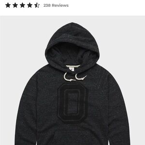 HOMAGE Charcoal Hoodie with Bold Graphic